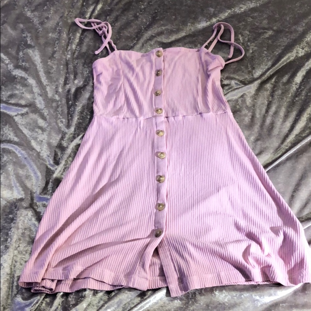 Button Down Pink Dress